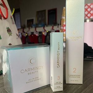 New! Carmindy foundation, concealer, and sponges in Tan!